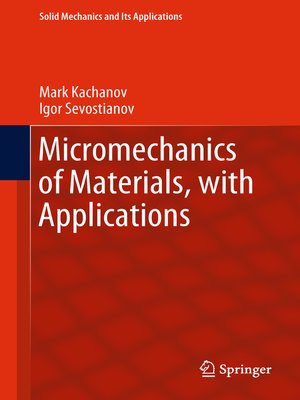 cover image of Micromechanics of Materials, with Applications